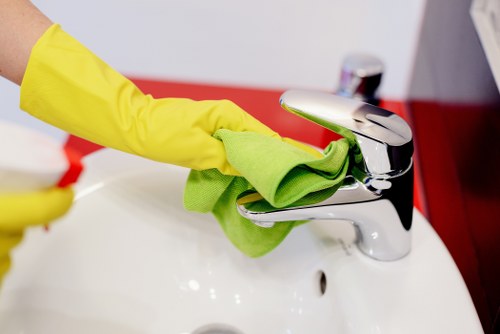Carpet cleaning in a Whitechapel home with deep-cleaning equipment