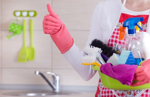 Service review discussion for a carpet cleaning issue